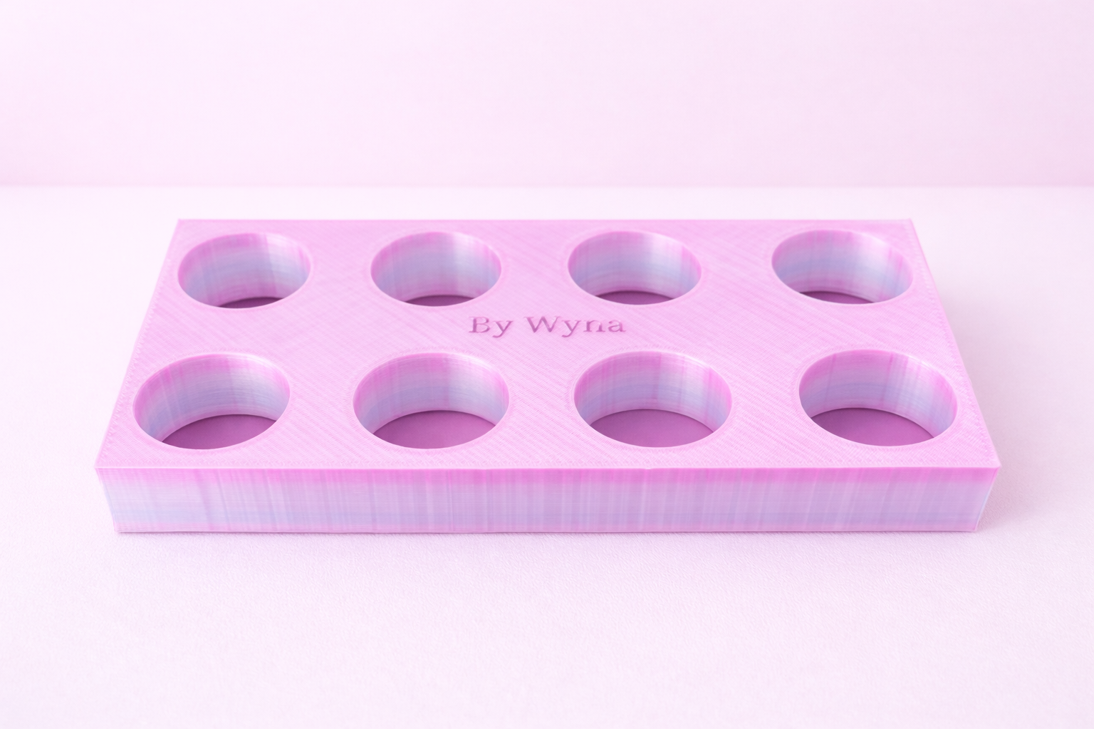 Support de verre résine