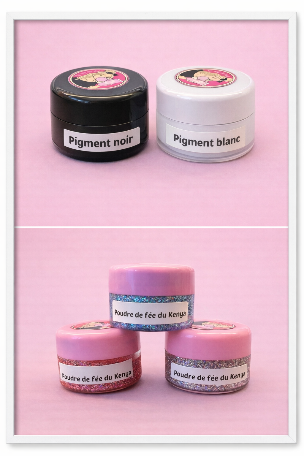 Pigment et effet pailleté pour résine