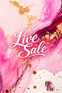 Vente live sale! Découvre tout les produits pour créer tes Tumblers!