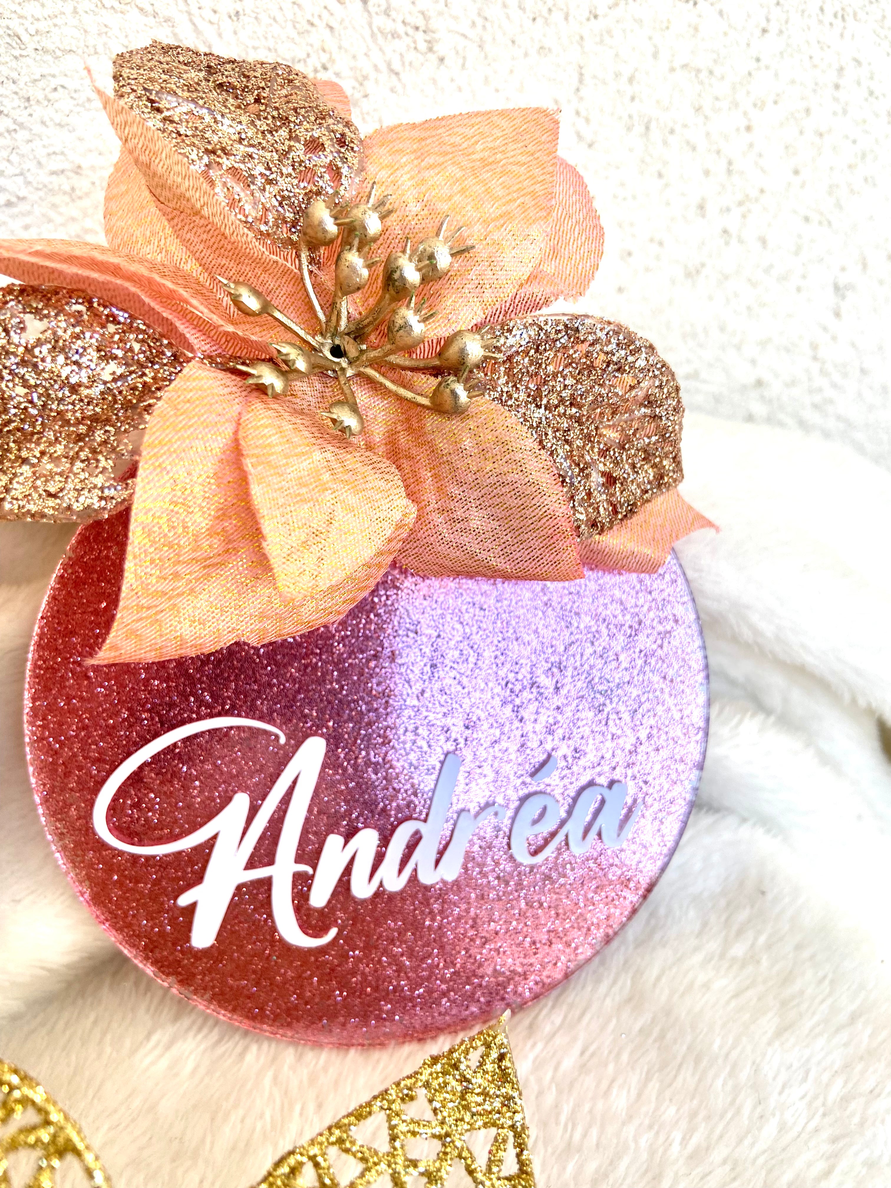 Boule de Noël Pailletée!